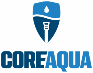 The CoreAqua logo, if linked, it will take you back home.