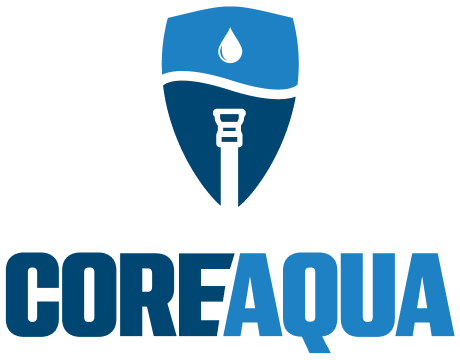 The CoreAqua logo, if linked, it will take you back home.